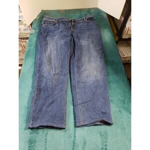 J Jill Jeans Size 20 Womens Blue Pants Ladies Denim Mid Rise Curvy Ankle
